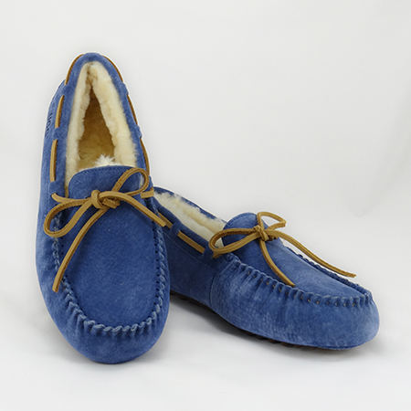 blue ugg moccasins