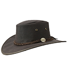 Barmah Drover Oilskin Hat Brown - 1050BR